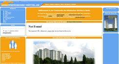 Desktop Screenshot of maerkisches-viertel.de