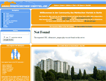 Tablet Screenshot of maerkisches-viertel.de